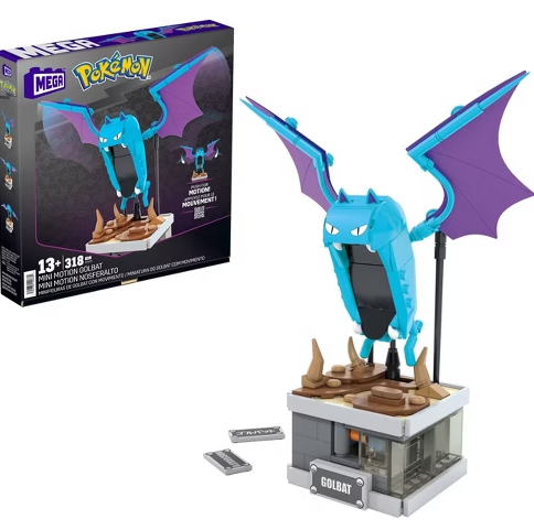 [MTHTH72] Mega Block Pokémon Armables Golbat 318 Pzs 13a+