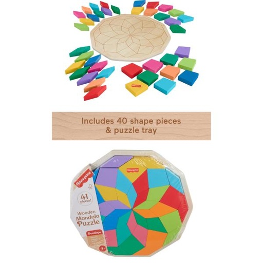 [MTHXT94] Fisher-Price Puzle Mandala de Madera 3a+