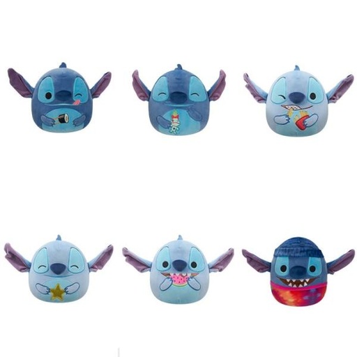 [JZSQDI00488] Peluches Squishmallows Disney Stitch Surt/6 3a+(40054-40055-40056-40057-40058-40059)