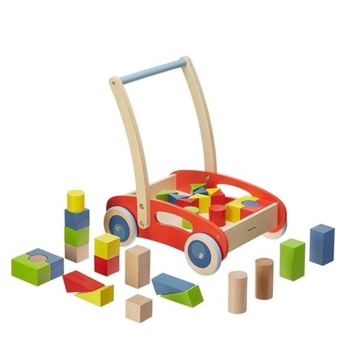 [TKC281] Caminador de Bebé de Madera 33pzs 12m+