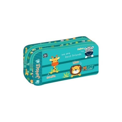 [DK586312] Cartuchera Escolar De Animales De La Selva