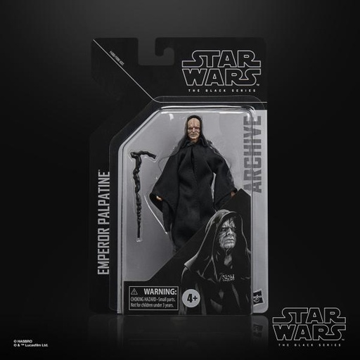 [HBF4366] Figura Star Wars Black Series Emperor Palpatine 4a+