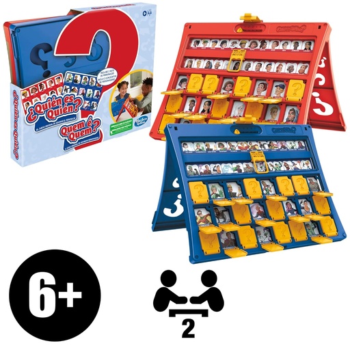 [HBF6105] Juego de Mesa Adivina Quién ? 2 Set de Personajes 6a+
