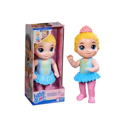 [HBF9122] Muñeca Baby Alive Princesa Bailarina 3a+( Vestido Celeste)