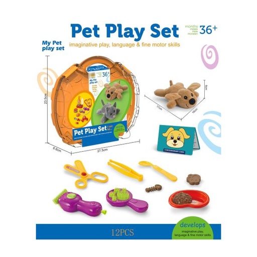 [WWKJ28A1] Set de Juego de Veterinaria Peluqueria 36a+ (458344)