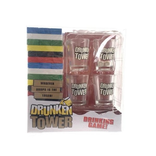 [WWMS20454C] Juego de Mesa Torre de Colores Drinking Game 18a+ (458214)
