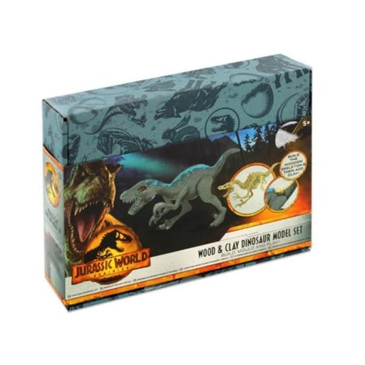 [RS930052] Dinosaurio De  Madera Para Moldear en Arcilla  3a+