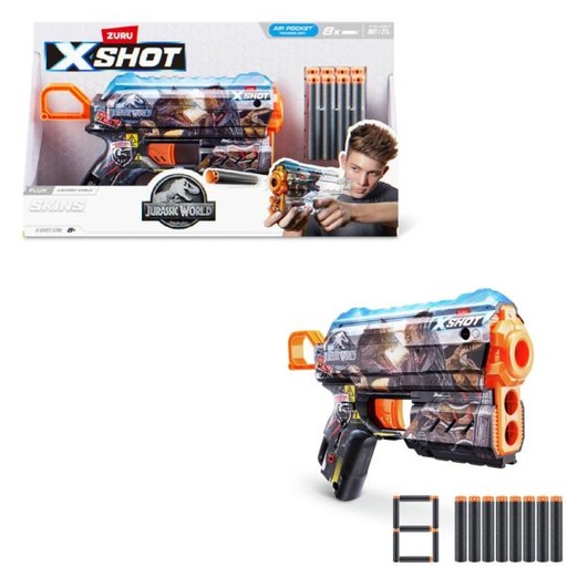 [ZU36755] Lanzador de Dardos de Espuma S-Shot Jurassic World  8a+