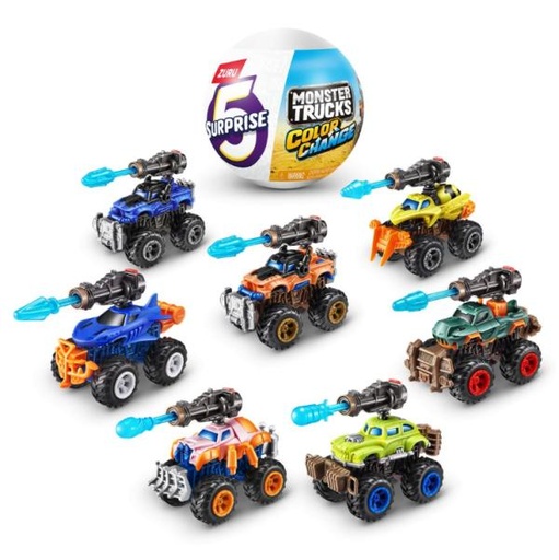 [ZU77594] Mini Monters Trucks Color Change Sorpresa Displ/25 3a+