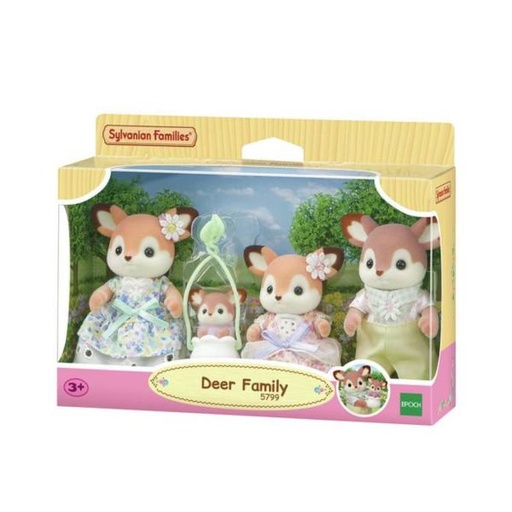 [EH05799] Familias Sylvanian Familia de Ciervos 3a+