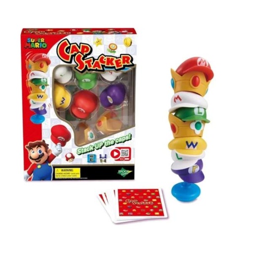 [EH07554] Juego de Mesa Apila las Tapas de Super Mario 3a+