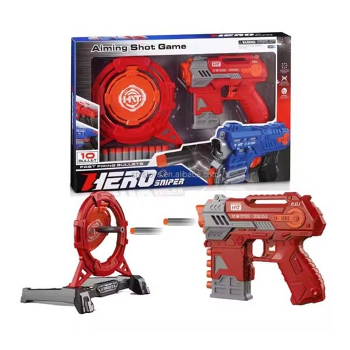 [WW9008B1] Lanzador de Dardos de Espuma con Tiro de Puntería Rojo 8a+(458856)