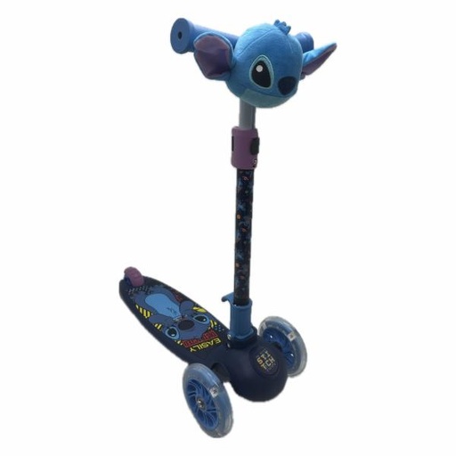 [PI12090] Scooter 3 Ruedas  con Peluche Disney Stitch 3a+