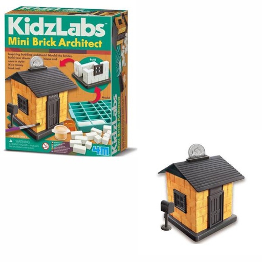 [4M3494] KidzLabs Mini Arquitecto de Ladrillos 5a+
