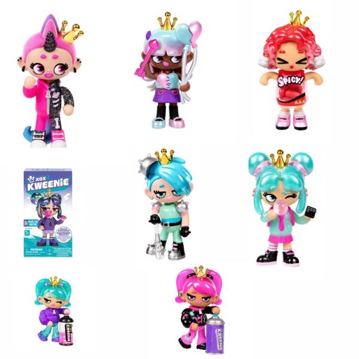 [BT30400] Figuras XOX Kweenies Animadas Kweenie Fearless Kweens Sorpresa Displ/11  7a+