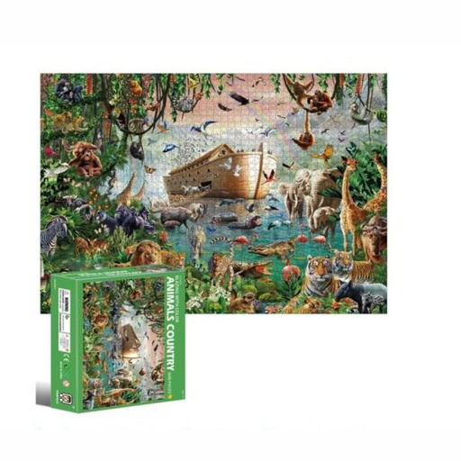 [WW0304P] Rompecabezas del Arca de Noé  2000Pzs 12a+