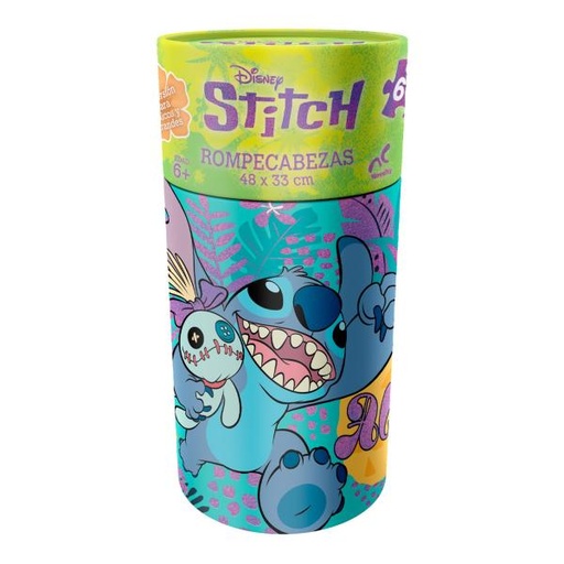 [PIJCA4644] Rompecabezas Disney Stitch 60Pzs 6a+ 48x33cm