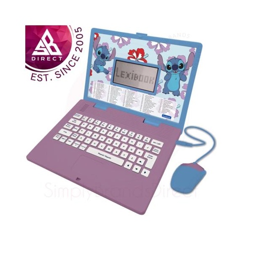 [LX10586] Laptop Bilingüe Educativo Disney Stitch (598Di2)  4a+