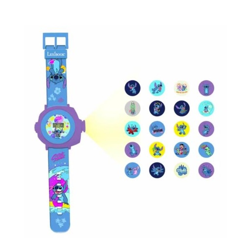 [LX10079] Reloj Proyector Disney Stitch 3a+