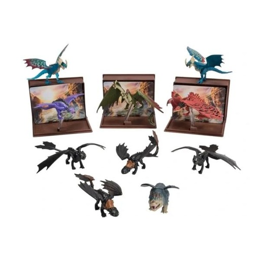 [BT6072554] Figuras Mini Cómo Entrenar a tu Dragón Sorpresa Displ/12 4a+