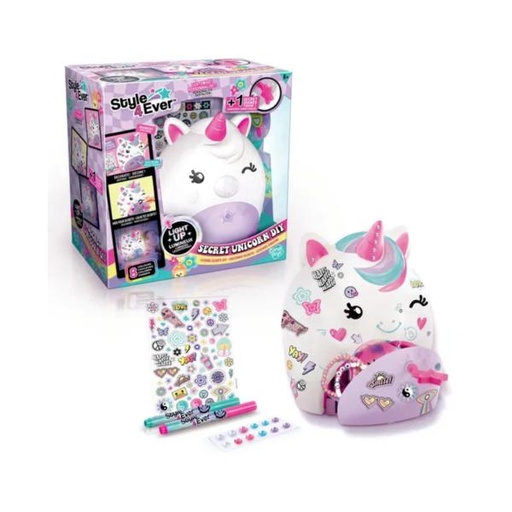 [CTOFG301] Cajón Secreto de Unicornio para Decorar y con Luz Style Ever 6a+