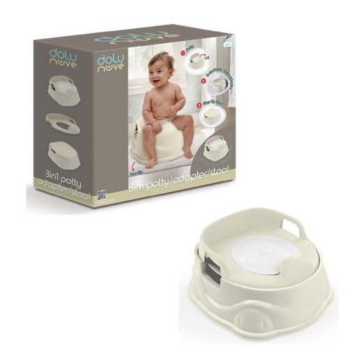 [DO7182] Inodoro 3en1 Beige 18m+