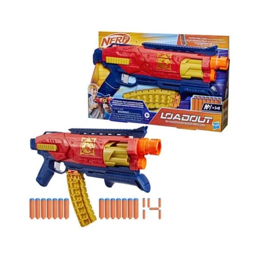 [HBG1760] Lanzador Nerf Loadout Shadowspeed Recon 8a+