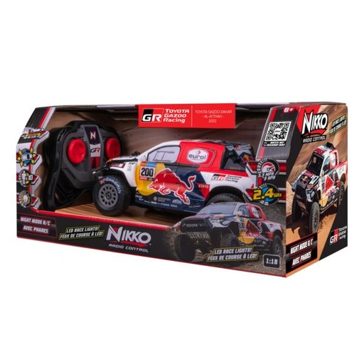 [NK10590] Carro Control Remoto Toyota Gazoo Dakar 2024 Esc 1:18 6a+