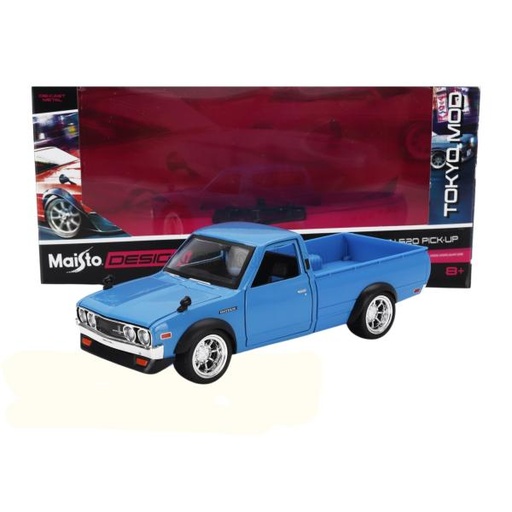 [MB32528A] Carro Datsun 620 Pick-up Design Tokyo: Esc:1:24 Azul  8a+ (067115)