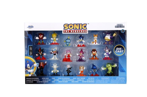 [JA35642] Figuras Metalfigs 2.5" Sonic the Hedgehog Set/18 8a+