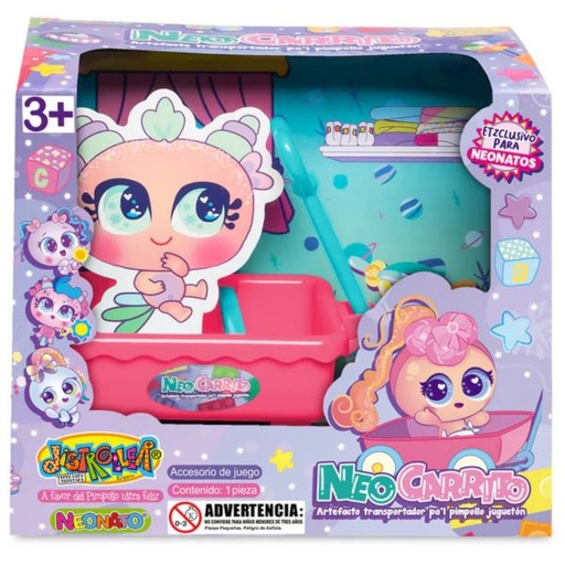 [DI998958] Ksimerito Carrito de Jalar Rojo para Neonatos 3a+