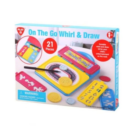 [PG7318] Set para Pintar Gira y Saca Portatil 21 Pzs 5a+