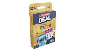[HBG2975] Juego de Mesa Monopoly Deal de Disney Stitch 8a+