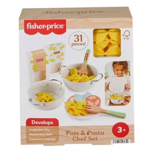 [MTJFG14] Fisher-Price Kit para Preparar Pasta de Madera 3a+