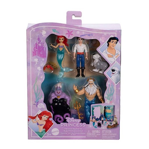 [MTJBL32] Figuras Disney Princesas Set de Historia de la Sirenita 3a+