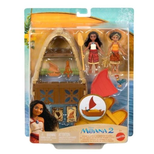 [MTJBT52] Muñecos Disney Princesas Moana 2 Set Taller de Moana 3a+