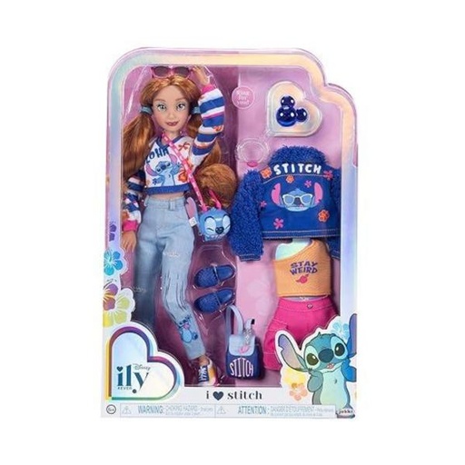 [JP239341] Muñeca Disney Ily 4Ever Inspirada en Stitch con Accesorios 6a+