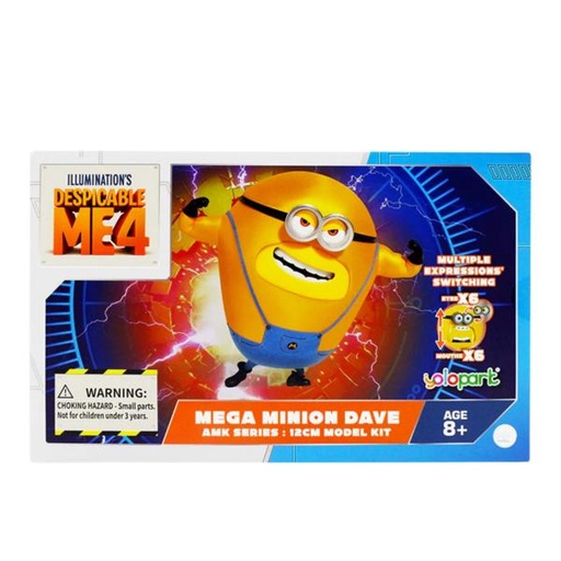 [YT750364] Figura Minions 4 Mega Minion Dave 12cm 8a+
