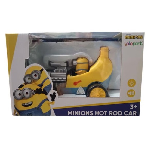 [YT750647] Figura Minions en el Carro de Carretera Caliente 3a+