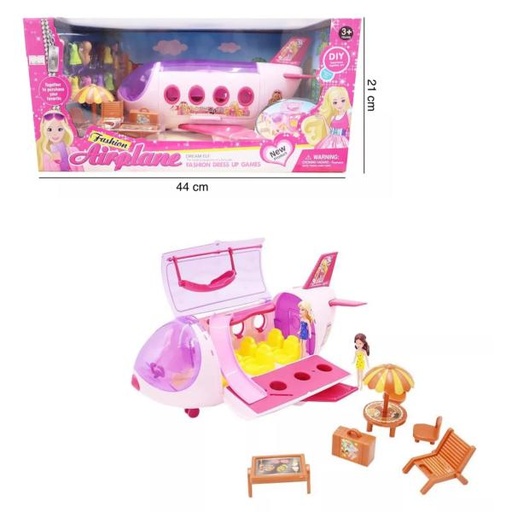 [WW7823] Avión con Accesorios para Muñecas (454568)