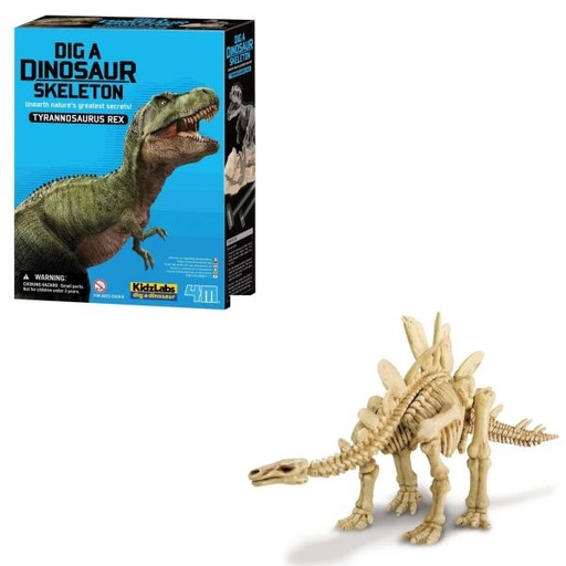 [4M3221] Kidz Labs Cava y Arma Tu Fósil Tyranosaurus Rex 8+