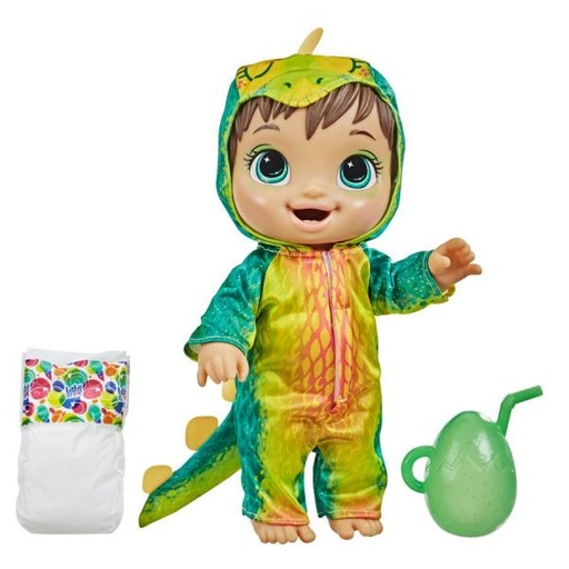 [HBF0934] Baby Alive Adorable BebéSaurio Verde 3a+
