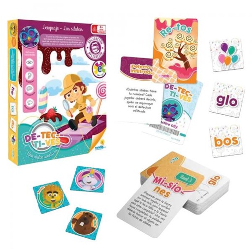 [RN12231] Edutoys Juego De-tec-ti-ves Las Silabas 4a+
