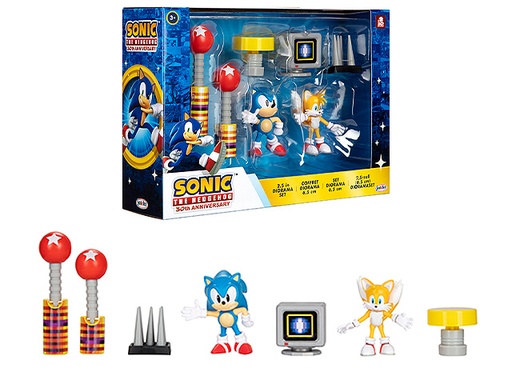 [JP409254] Diorama Sonic 30 Aniversario 6,5cm 3a+