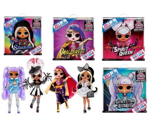 [MG576495] Muñeca L.O.L. Surprise OMG Movie Magic Surt/4 (577898-577904-577911-577928)