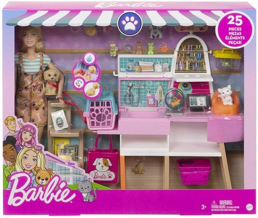 [MTGRG90] Barbie Tienda de Mascotas 25pzs 3a+