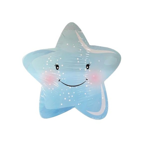 [FC62519] Repisa de Pared Estrella Azul de Madera (COG001090)