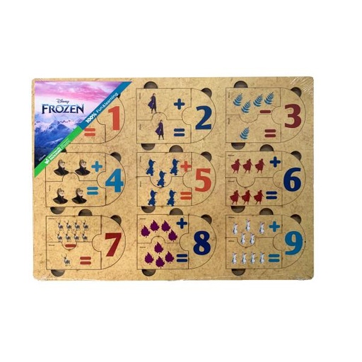[FC94224] Rompecabezas de Madera Sumas y Restas Frozen 3a+ (COD000305)