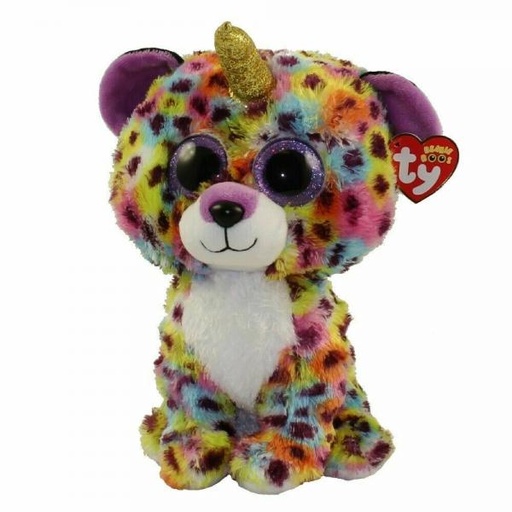 [BTTY36284] Peluche Beanie Boos Leopardo-Unicornio Gillese Multicolor 3a+