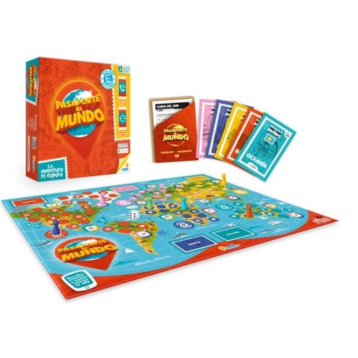 [RN50437] Juego de Mesa Pasaporte al Mundo 8a+